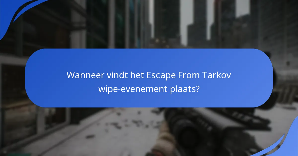 Wat zijn de verschillen tussen dit wipe-evenement en eerdere?